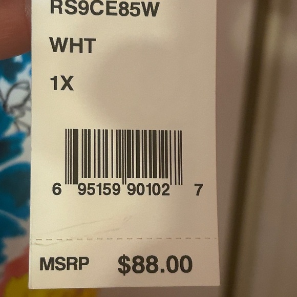 Kenneth Cole Ruffle Tiers Tankini NWT Size 1X - Picture 5 of 9